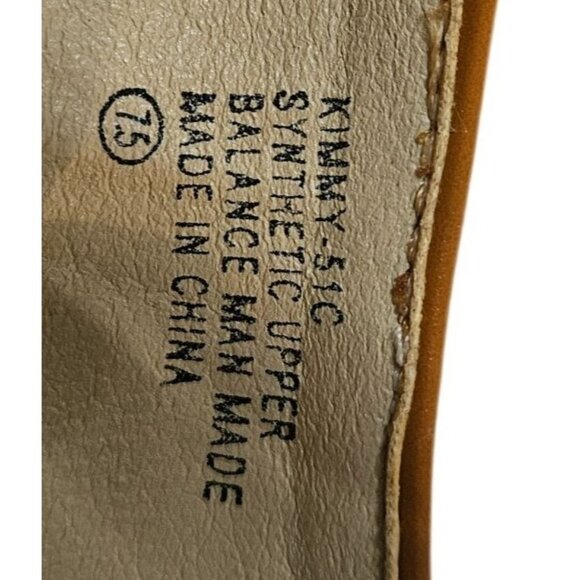 Chase & Chloe Kimmy-31C Womens T-Strap Heels Retro Oxford Style Brown & White Si - Picture 7 of 8